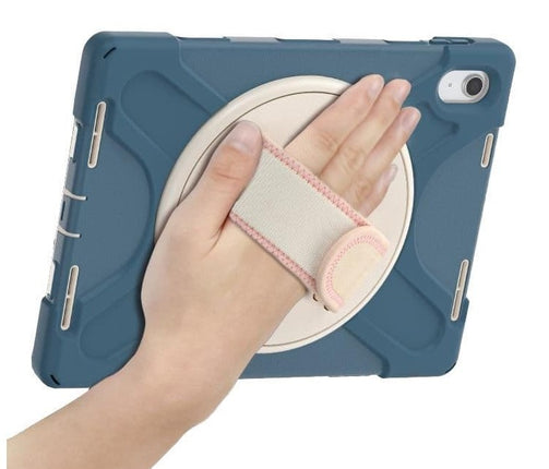 Armourdog Rugged case met handstrap en schouderband voor  iPad 10 (10.9/2022)