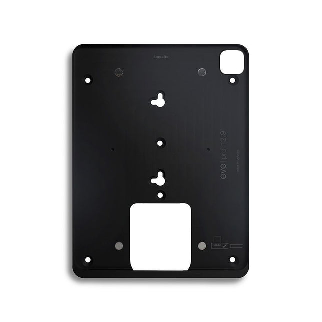 Basalte Eve wandhouder voor iPad Pro 12.9 Gen 3-6 - Zwart