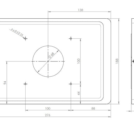 Displine Companion Wall 2.0 for iPad 10th-11th / iPad Air 11 / Pro 11" Zwart