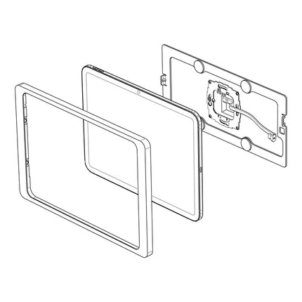 Displine Companion Wall 2.0 wandhouder Samsung Galaxy Tab A9+/ A11+