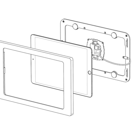 Displine Companion Wall iPad 10.2  Antraciet