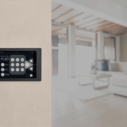 Displine Companion Wall wandhouder iPad 9.7 , Zwart