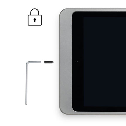 Displine Displine Dame Wall Wandhouder voor iPad Air 10.9"-11" Zilver