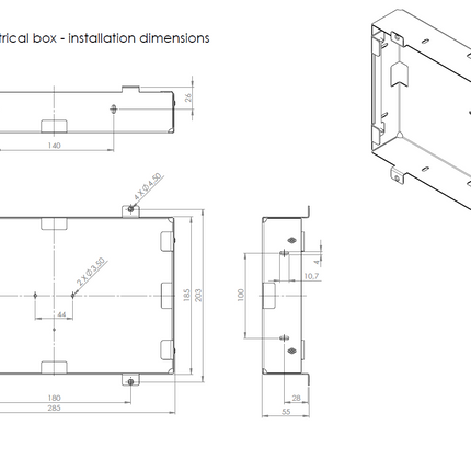 Displine Whiz  iPad 10.2  inbouw wandhouder