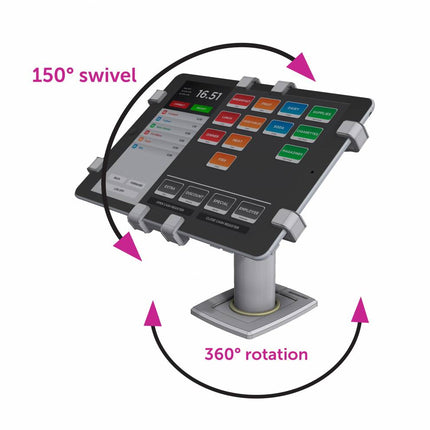 Gripzo 360 Tablet Stand Swivel & Rotate 11-13" tablets