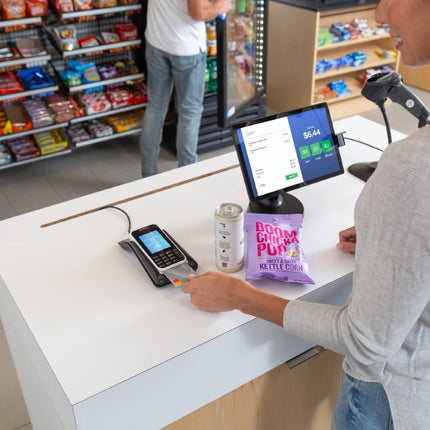 Invue Universele MPOS tabletstandaard NE150- Oplaadbaar en anti-diefstal
