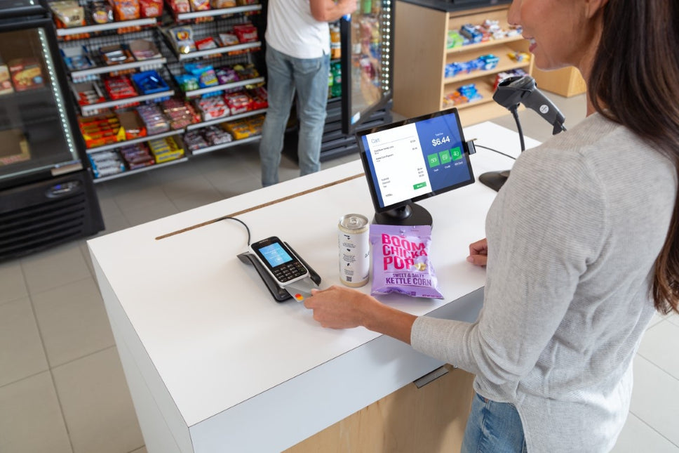 Invue Universele MPOS tabletstandaard NE150- Oplaadbaar en anti-diefstal