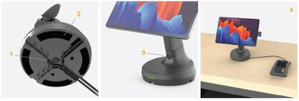 Invue Universele MPOS tabletstandaard NE150- Oplaadbaar en anti-diefstal