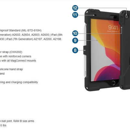 Joy Factory aXtion Bold MP MagConnect iPad 10.2 (2019/2020) CWA632MP