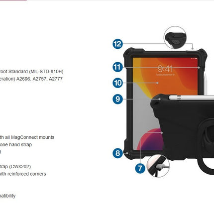 Joy Factory aXtion Bold MP MagConnect iPad  10th/11th Gen CWA652MP