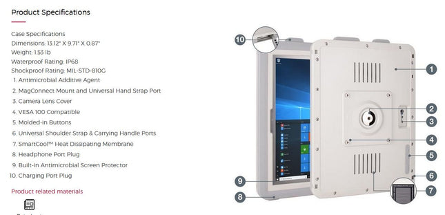 Joy Factory aXtion Pro MA Medical Surface Pro 7 | 6 | 5 | 4