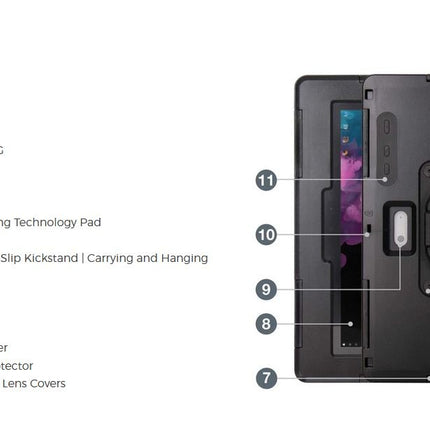 Joy Factory aXtion Pro MP waterdichte case voor Surface Go 4 | Go 3 | Go 2 | Go