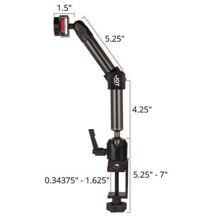 Joy Factory MagConnect™ Carbon Fiber C-klem Mount dubbel (Mount Only) MMU116