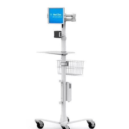 Maclocks Cling Rise Extended Tablet Stand - hoogte instelbare verrijdbare vloerstandaard