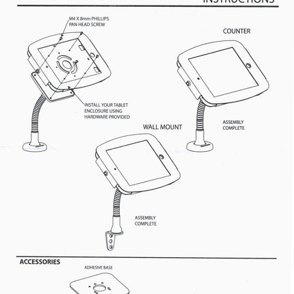 Maclocks Compulocks Flex Arm VESA Balie of tafel Mount Zwart 159B