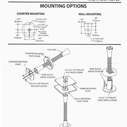 Maclocks iPad 10.2 behuizing flexibele toonbankstandaard - Space Flex