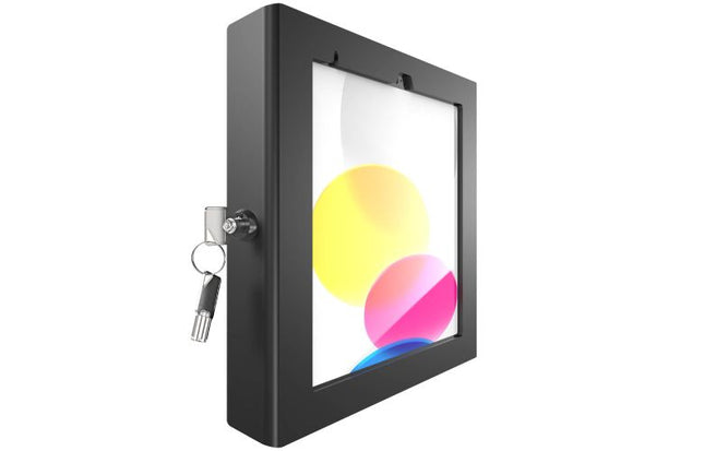 Maclocks iPad 11, Apex Secured Enclosure Wall Mount - Black