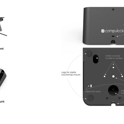 Maclocks Maclocks AV Capsule Tablethouder voor iPad 10.2, 7th-9th gen.