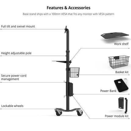Maclocks Maclocks Mand voor Cling Rise Tablet Standaard