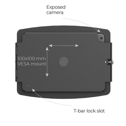Maclocks Maclocks Wandhouder met Beveligingsslot voor iPad 12.9" - Wit