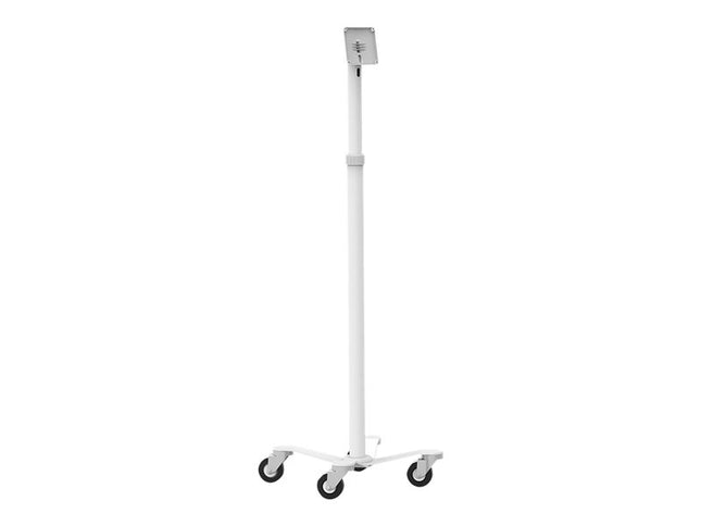 Maclocks Rolling VESA Medical Floor Stand White