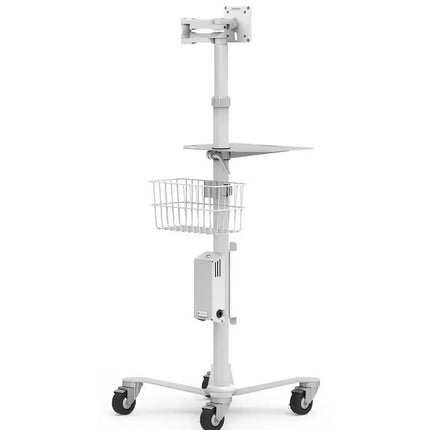 Maclocks VESA mount Rise Extended Tablet Stand - hoogte instelbare verrijdbare vloerstandaard