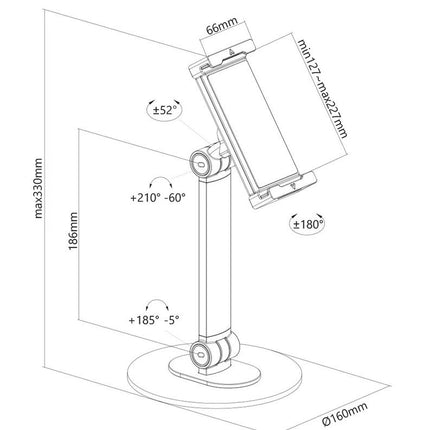 Neomounts by Newstar Universele tablet stand voor 4,7-12,9" - tablets