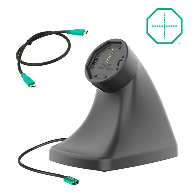 RAM Mounts GDS® Uni-Conn™ Powered Kiosk Dock met USB-C