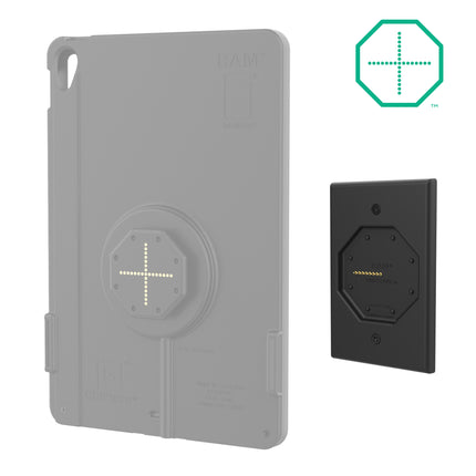 RAM Mounts Uni-Conn™ powered laag profiel wand dock met PoE