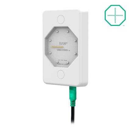 RAM Mounts Uni-Conn™ Powered Wanddock met USB-C