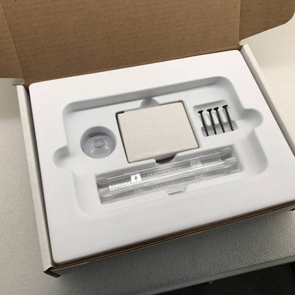 SimpliDock iPad 10.2  inbouw wandhouder  - Brushed 'Stainless Steel'