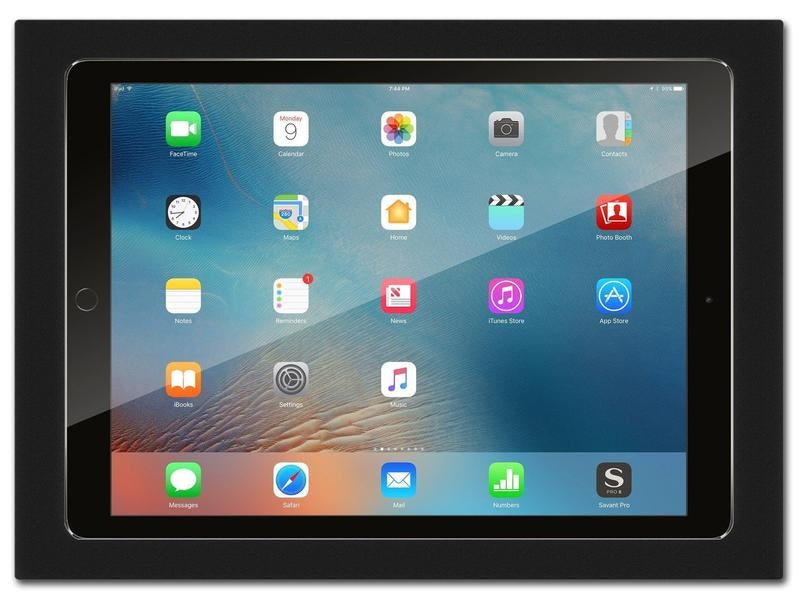 SimpliDock iPad 10.2  inbouw wandhouder Zwart