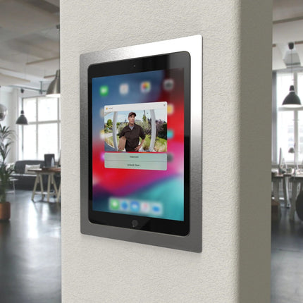 SimpliDock iPad® 10th en 11th Gen  inbouw wandhouder-  RVS-look