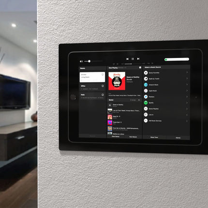 SimpliDock iPad 9.7 inbouw wandhouder Zwart