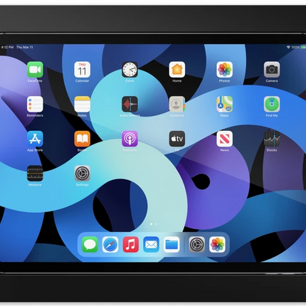 SimpliDock iPad Air 4,5&6, Pro 11"   inbouw wandhouder- Zwart
