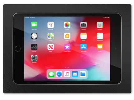 SimpliDock iPad Mini 4/5  inbouw wandhouder -Zwart