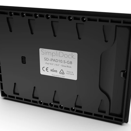 SimpliDock iPad Mini 4/5  inbouw wandhouder -Zwart