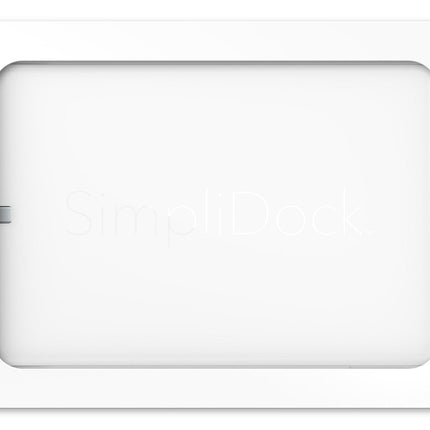SimpliDock iPad mini 6|7 (A17 Pro)  inbouw wandhouder -Wit