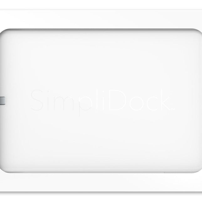 SimpliDock iPad mini 6|7 (A17 Pro)  inbouw wandhouder -Wit
