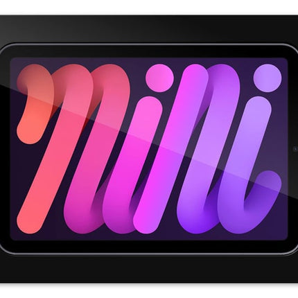 SimpliDock iPad Mini 6|7 (A17 Pro) inbouw wandhouder -Zwart -
