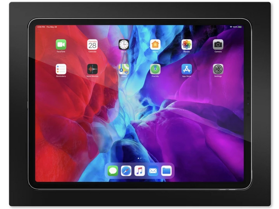 SimpliDock iPad Pro 12.9 Gen 3-6/Air 13"  inbouw wandhouder -Zwart
