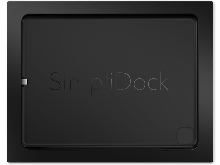 SimpliDock Simplidock Inbouw Wandhouder voor iPad Pro 13" Zwart