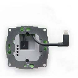 Smart Things sCharge 12W inbouw inbouw voedingsadapter 230V met lightning connector  S24L