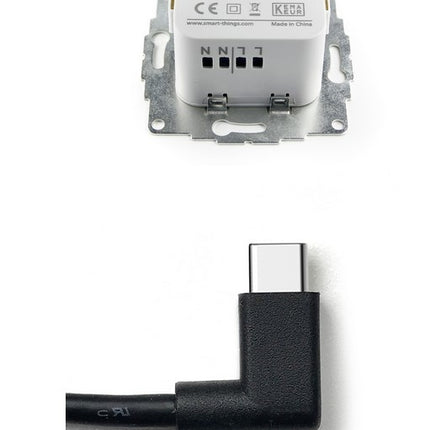 Smart Things sCharge 12W inbouw voedingsadapter 230V met USB-C S24C