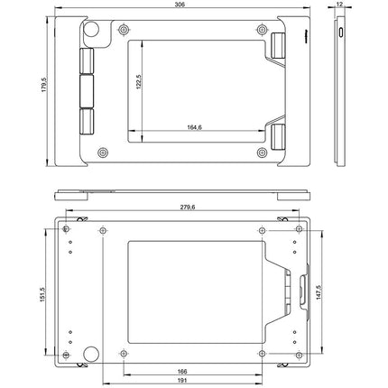 Smart Things sDock Fix wandhouder iPad 10th-11th gen