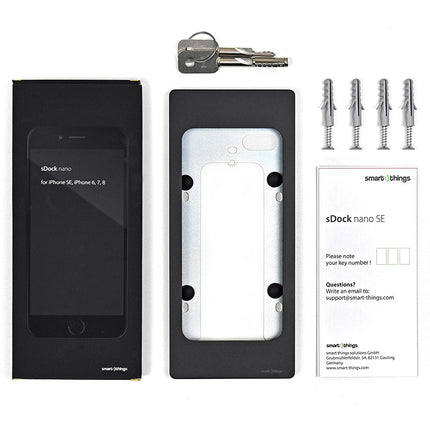 Smart Things sDock nano iP15 wandhouder met slot voor iPhone