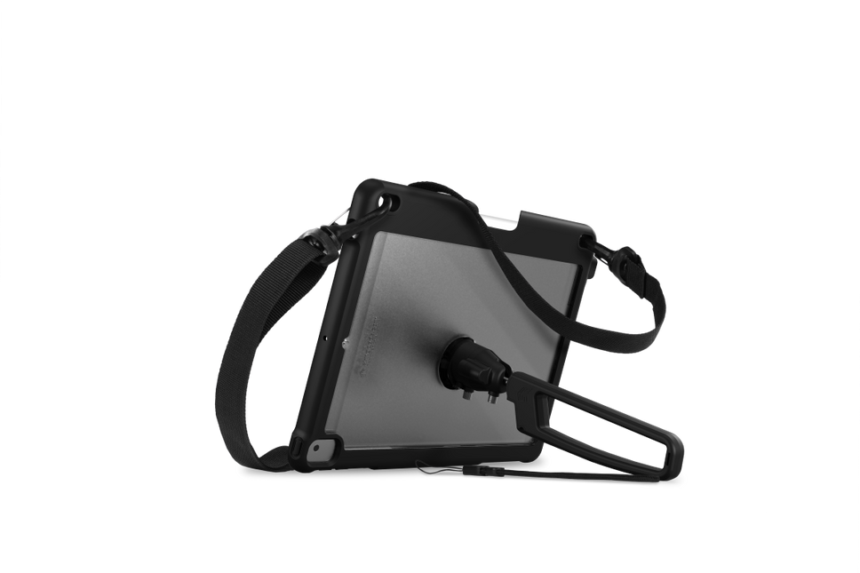 STM Goods Dux Grip iPad 10.2 case met handgrip en schouderband