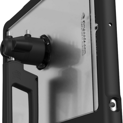 STM Goods Dux Grip iPad 10.2 case met handgrip en schouderband