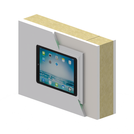 Swalls wDock iPad 10th-11th gen Docking station voor inbouw in wand