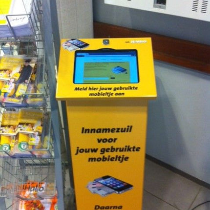 Tabboy Display tablet vloerstandaard met communicatievlak